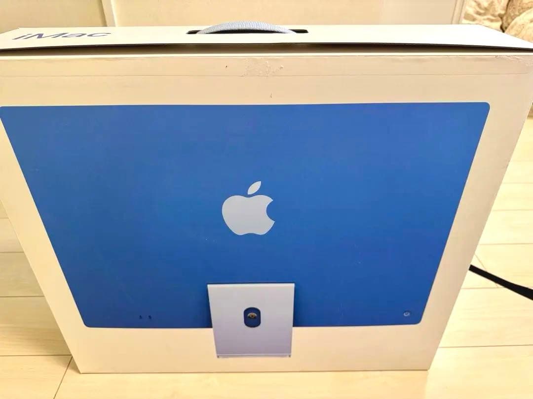 【中古・美品】iMac 24インチ M4チップ 8コア 8コア　ブルー