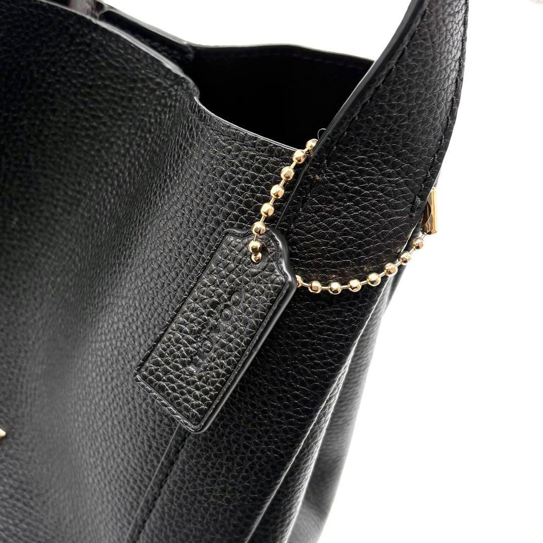 極美品✨コーチ ハドリー ホーボー 21 2way ショルダーバッグ ブラック