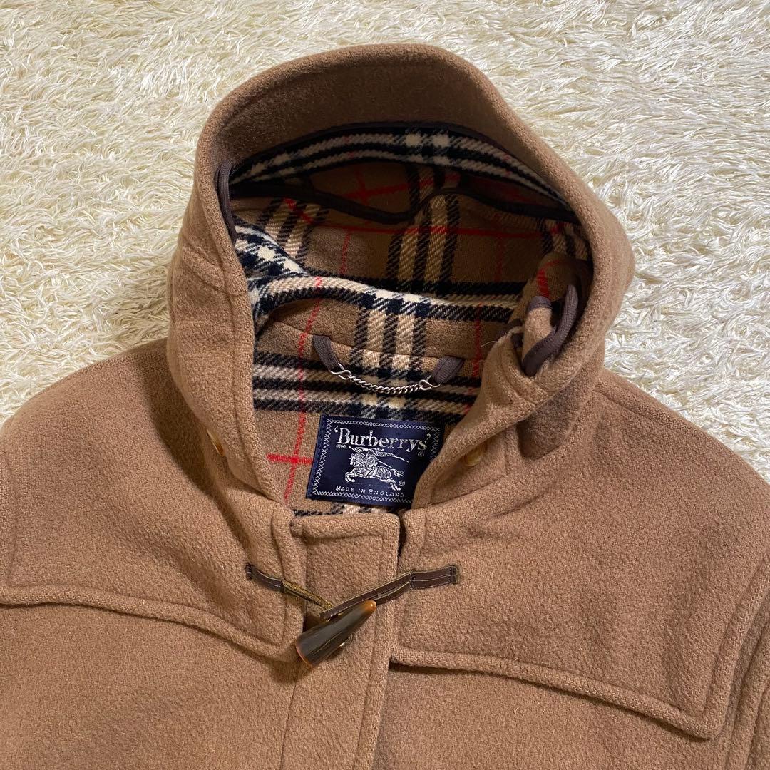 Burberrys バーバリー ダッフルコート ノバチェック 英国製 キャメル