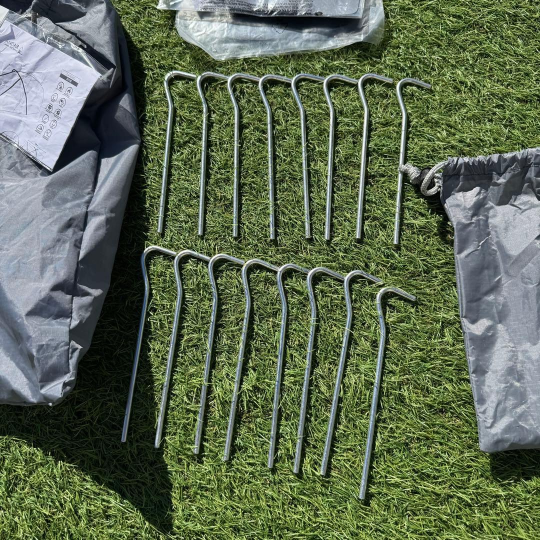 ほぼ未使用　ANDAIR Xfram DAND-03 エアフレームテント