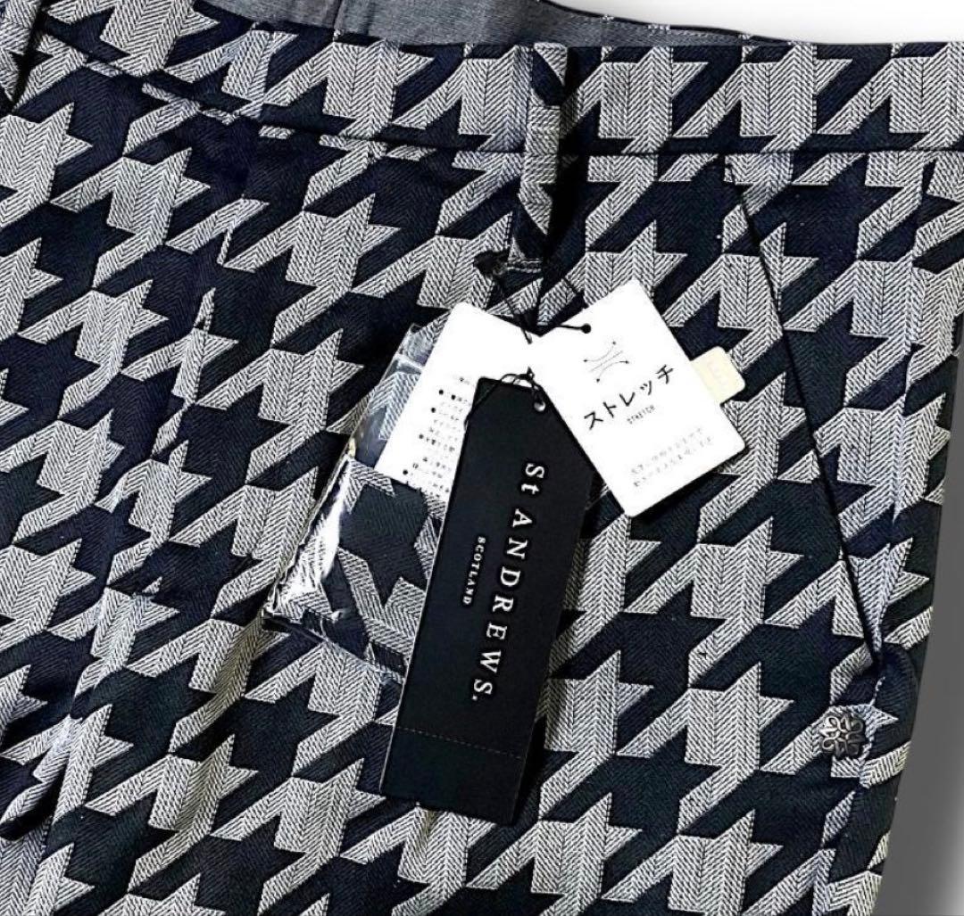 ST ANDREWS ハウンドトゥースパンツ 新品