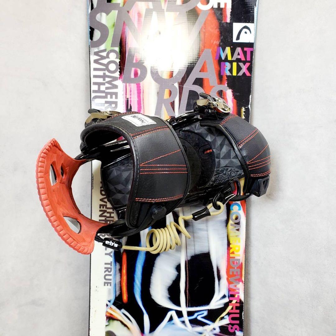 【2セット】HEAD MATRIX スノーボード 152cm ビンディング付 M