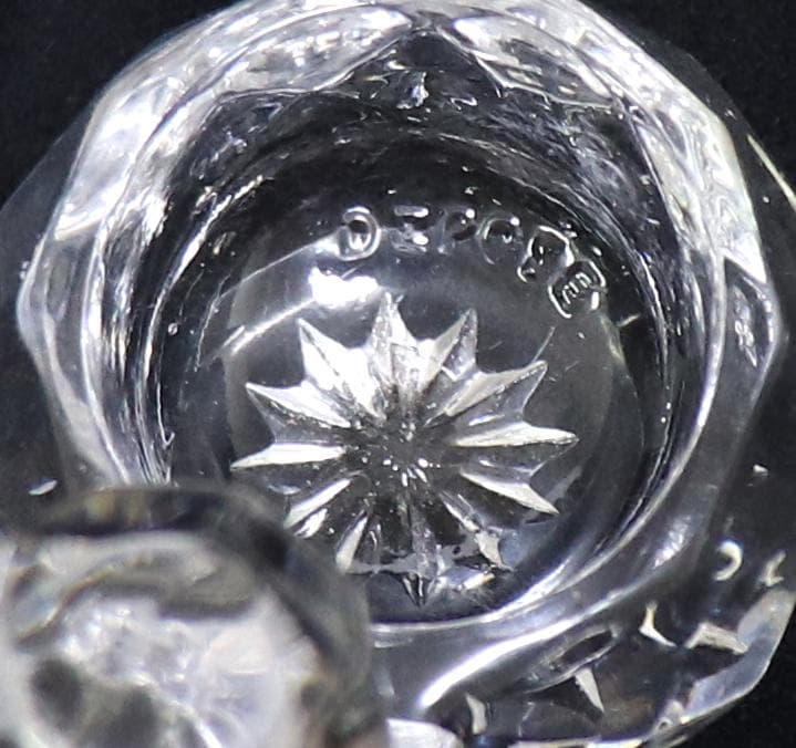 オールド・バカラ レアサイズ 調味料入れ 刻印有 塩入れ 切子 クリスタルガラス