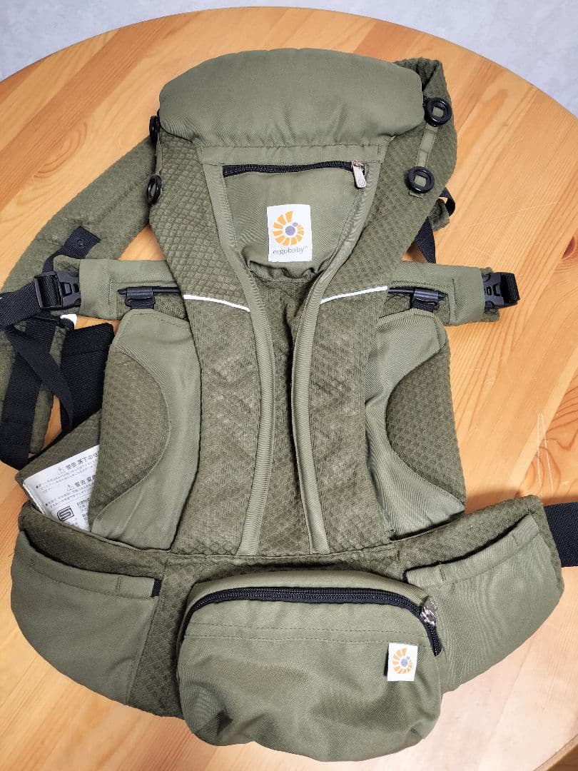 【美品✨】 elgobaby OMNI breeze オリーブグリーン カーキ