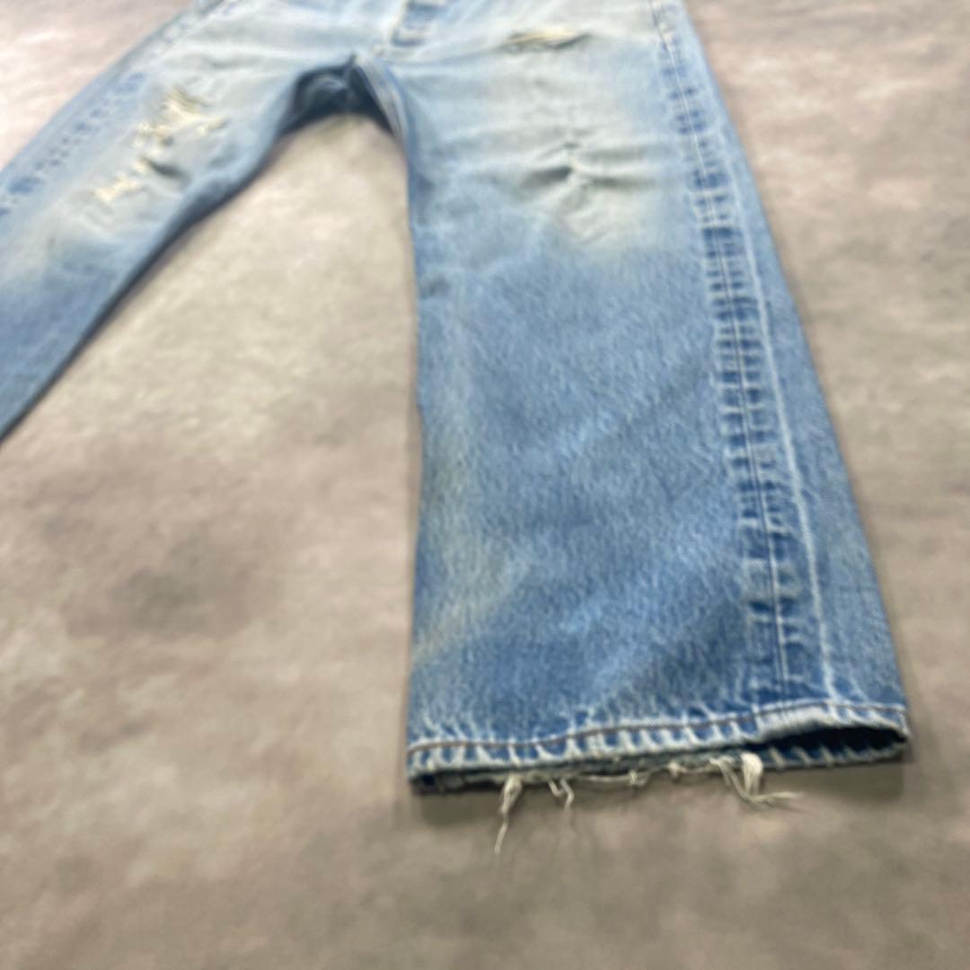 Levi’s 501古着W38極上ダメージクラッシュ メキシコ製　AG35