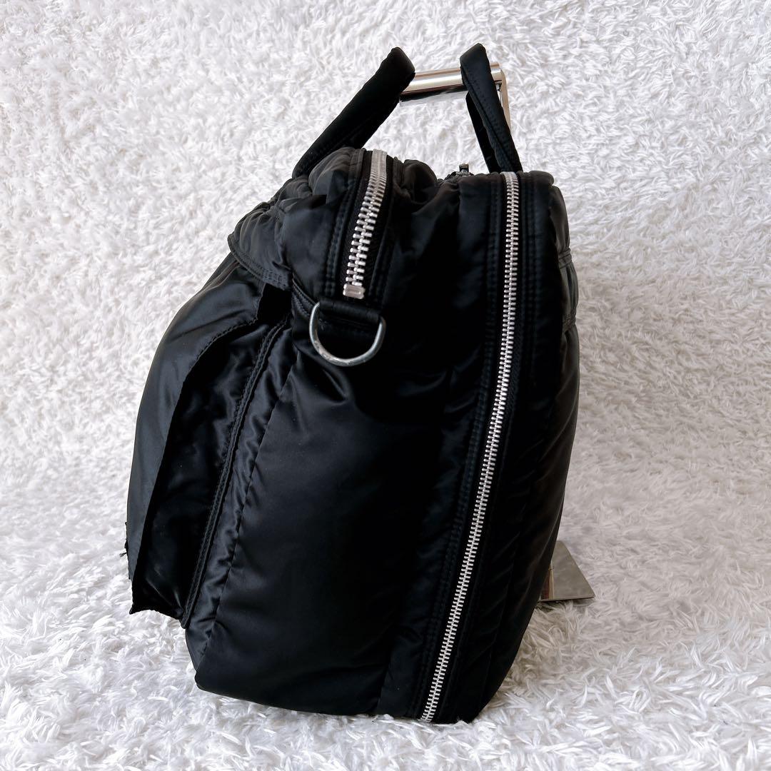 美品✨porter タンカー　2way 2層　ビジネスバッグ　ブラック