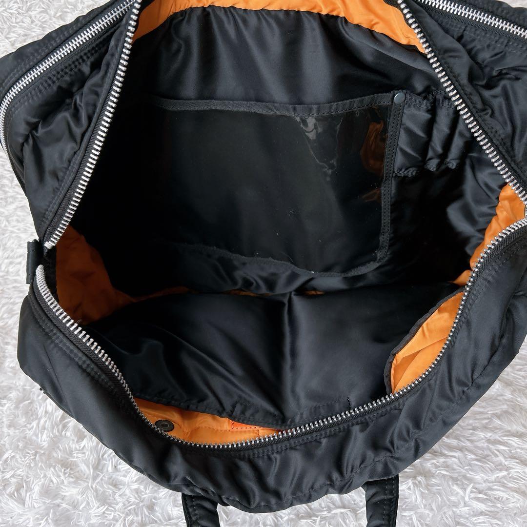 美品✨porter タンカー　2way 2層　ビジネスバッグ　ブラック