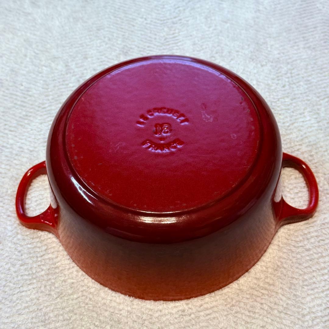 Le Creuset ルクルーゼ 赤 両手鍋 蓋付き