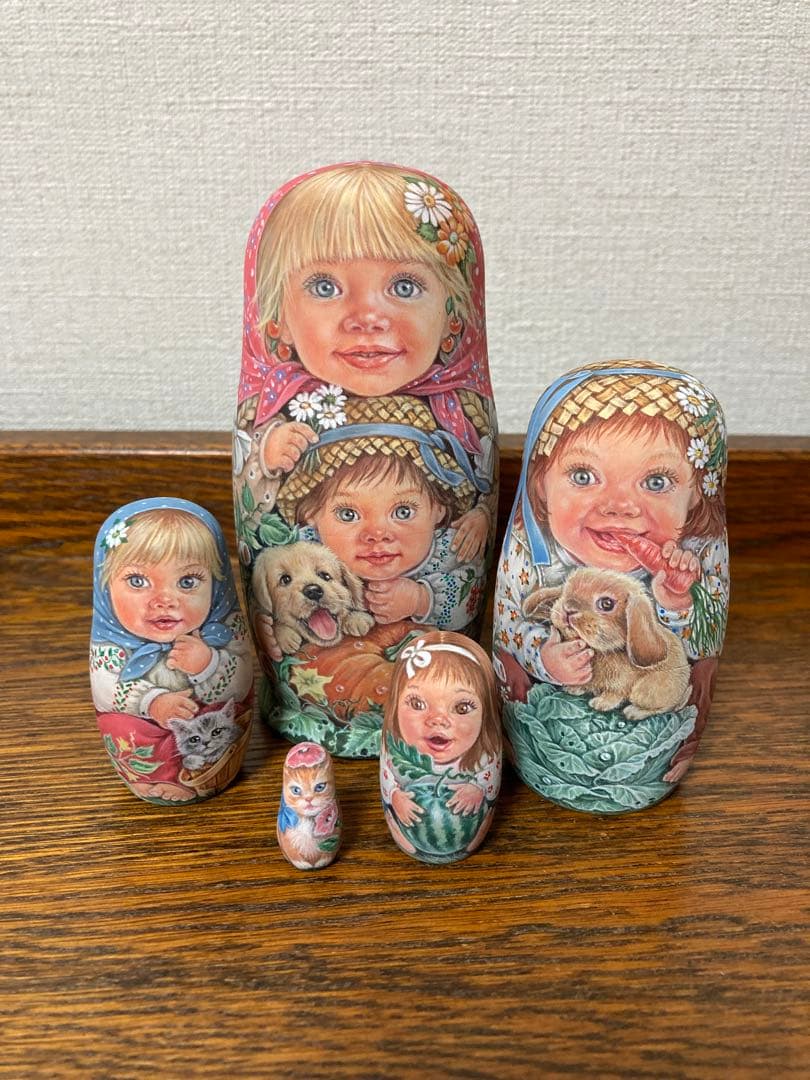 雑貨☆マトリョーシカ『Little Gardeners』5Pエレナ最新