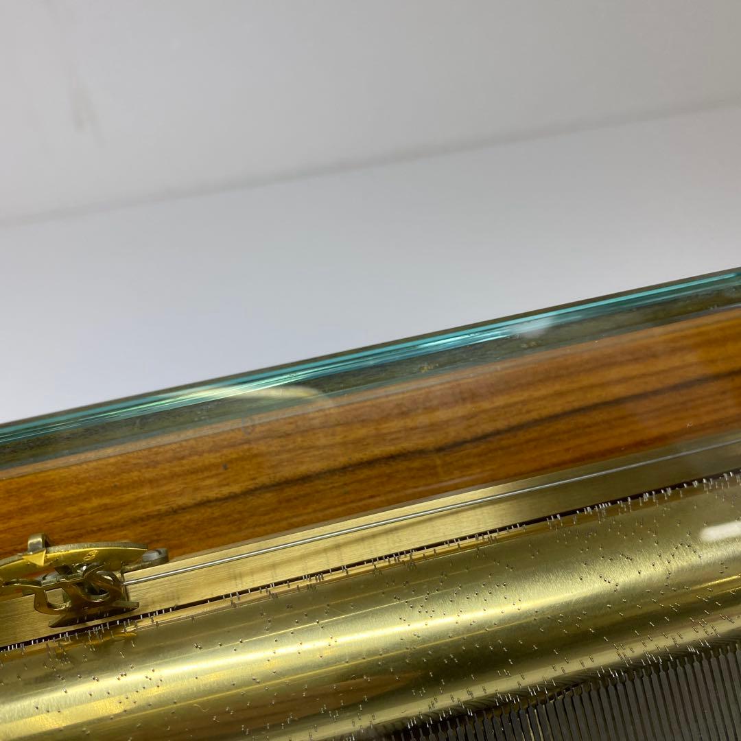 稼働品リュージュシリンダー式オルゴール144弁3曲　東Y7-0217☆1Fチコサ