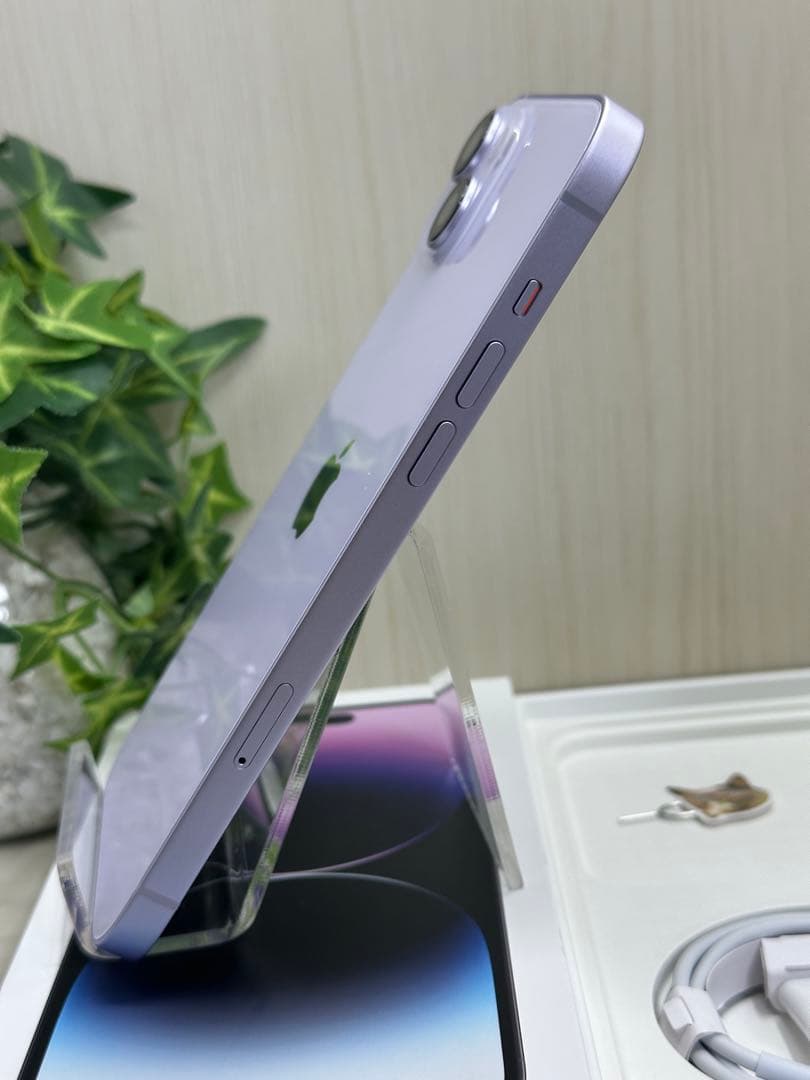 ✅美品✨Apple iPhone 14 Plus パープル✨100％