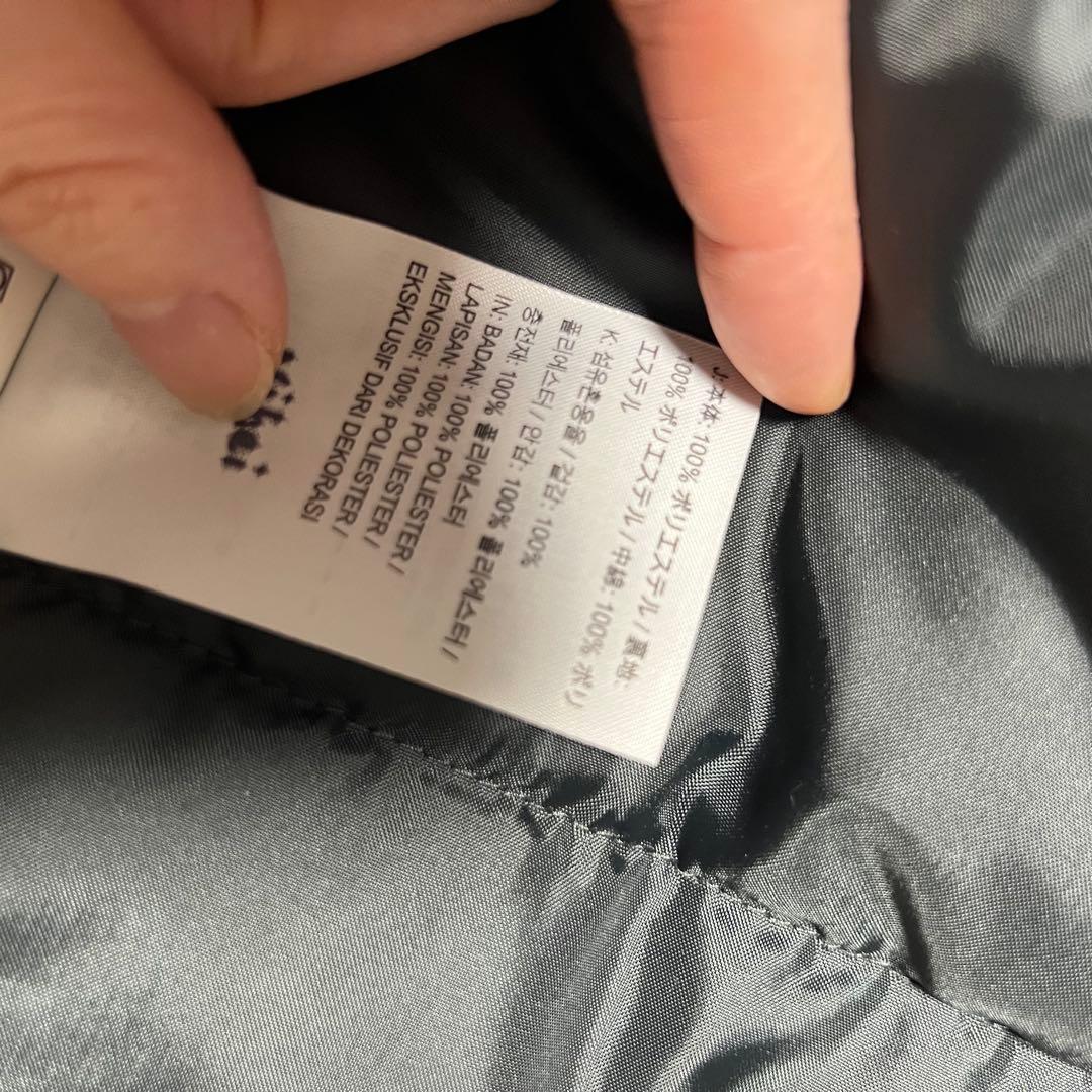 SALE‼️ Nike フード付きベンチコート ブラック　黒