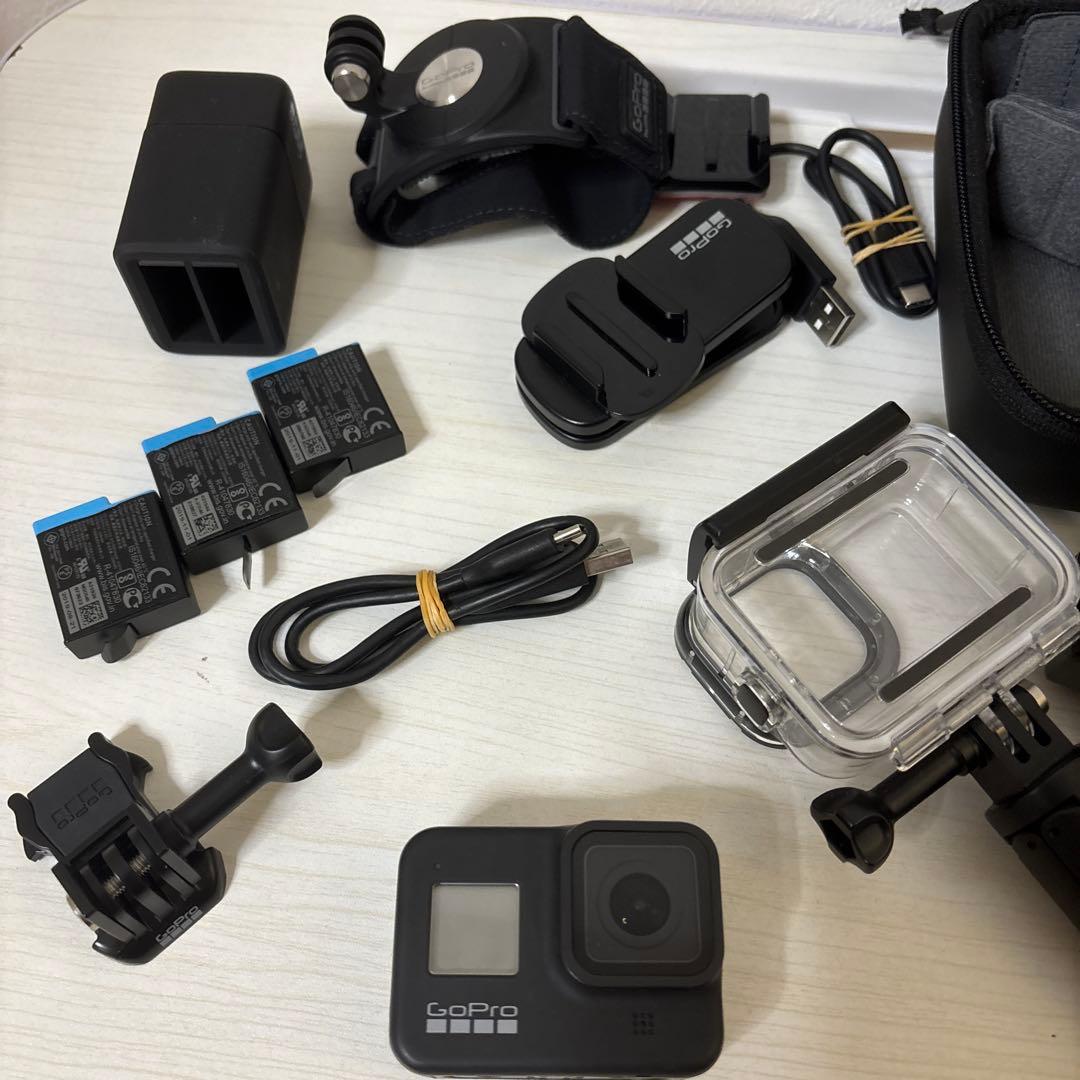 gopro 8 付属品　画像　すべて　おまとめ　sdカード無