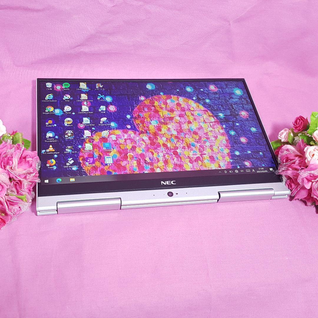 Windows11♪SSD128G♪タッチパネル♪8G♪6世代♪小型軽量NEC♪