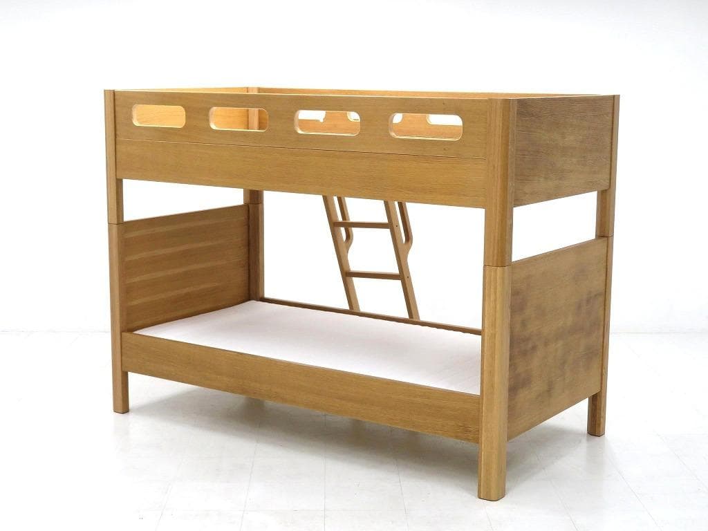 展示品　アクタス　ファズル　オーク材　ロフトベッド　2段ベッド　北欧　モダン