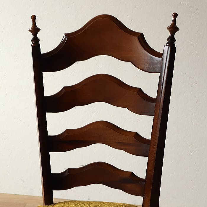 ヴィンテージ カリモク ダイニングチェア レトロ ベロア 鋲打