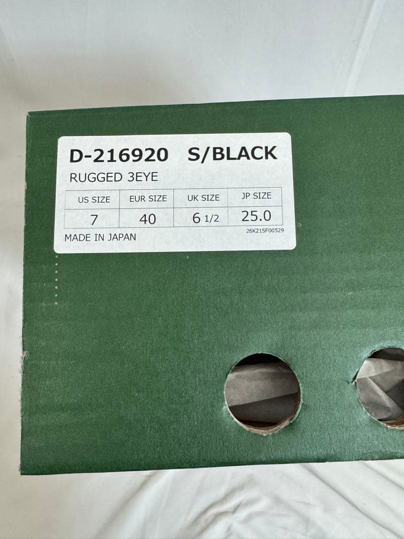 WM×Danner DECK SHOES “RUGGED 3 EYE”