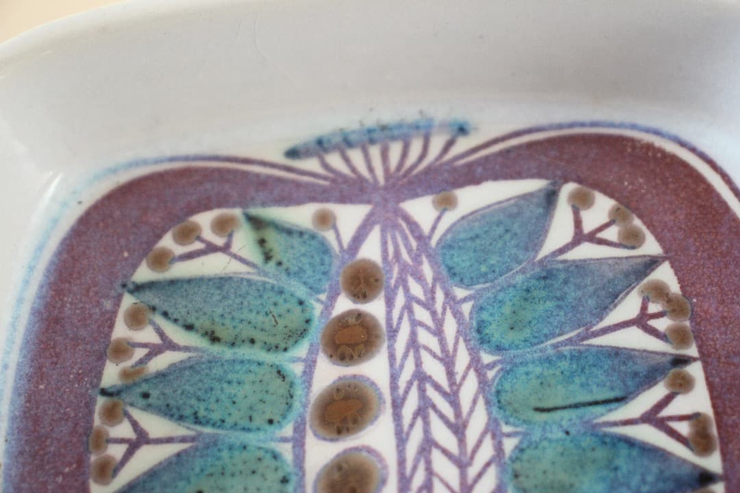 ロイヤルコペンハーゲン　ファイアンス焼　テネラ　スクエアトレイ