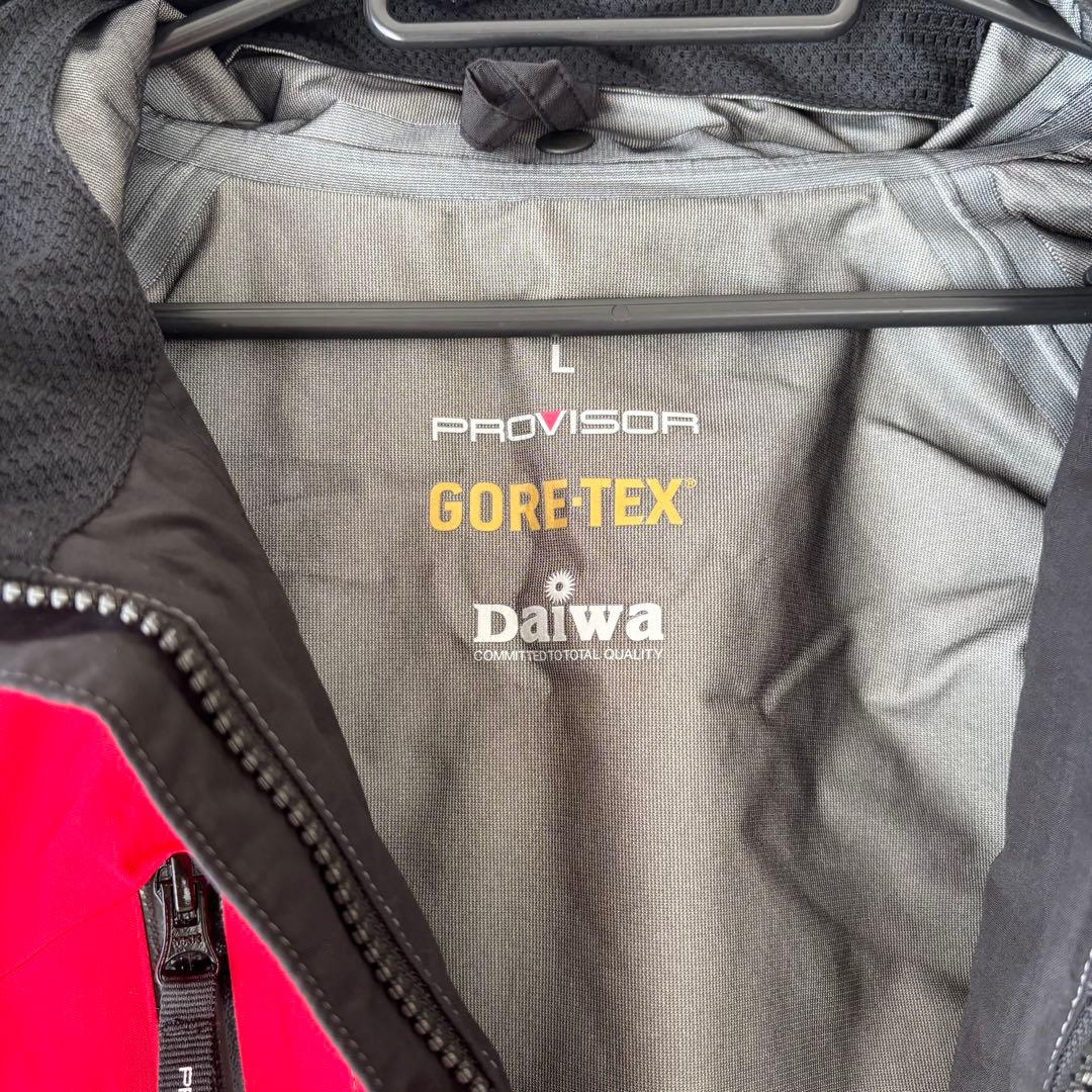 ダイワ プロバイザー ゴアテックス 上下セット レッド 赤