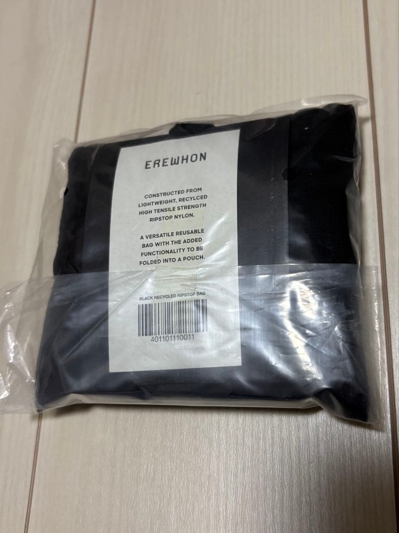 EREWHON Nylon Ripstop Bag エコバッグ　ブラック