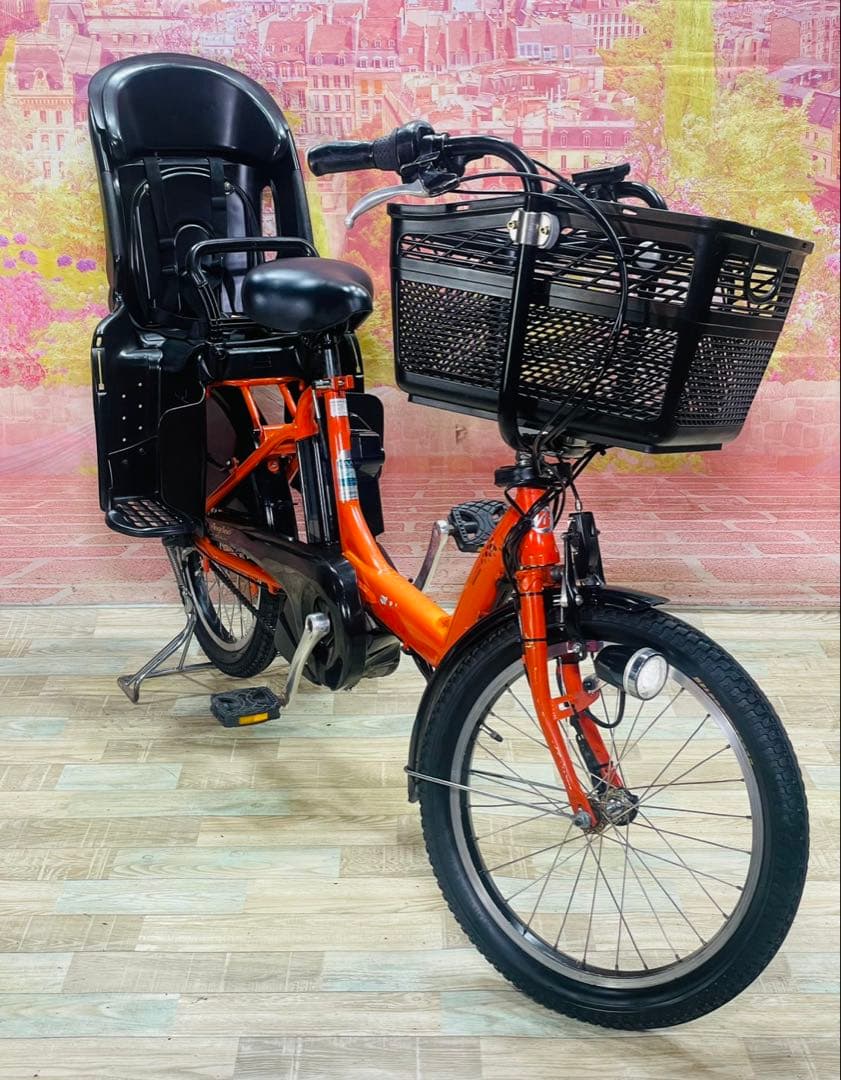 ZK3357 電動自転車 ブリヂストン アンジェリーノ 子供乗せ 20インチ