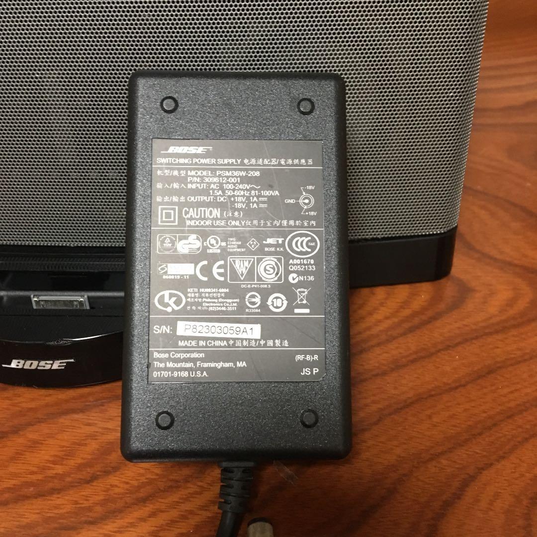 BOSEドックスピーカーブラック(送料込み)