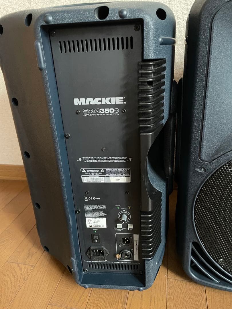 再　値下げ　MACKIE SRM350 パワードスピーカー 2台セット