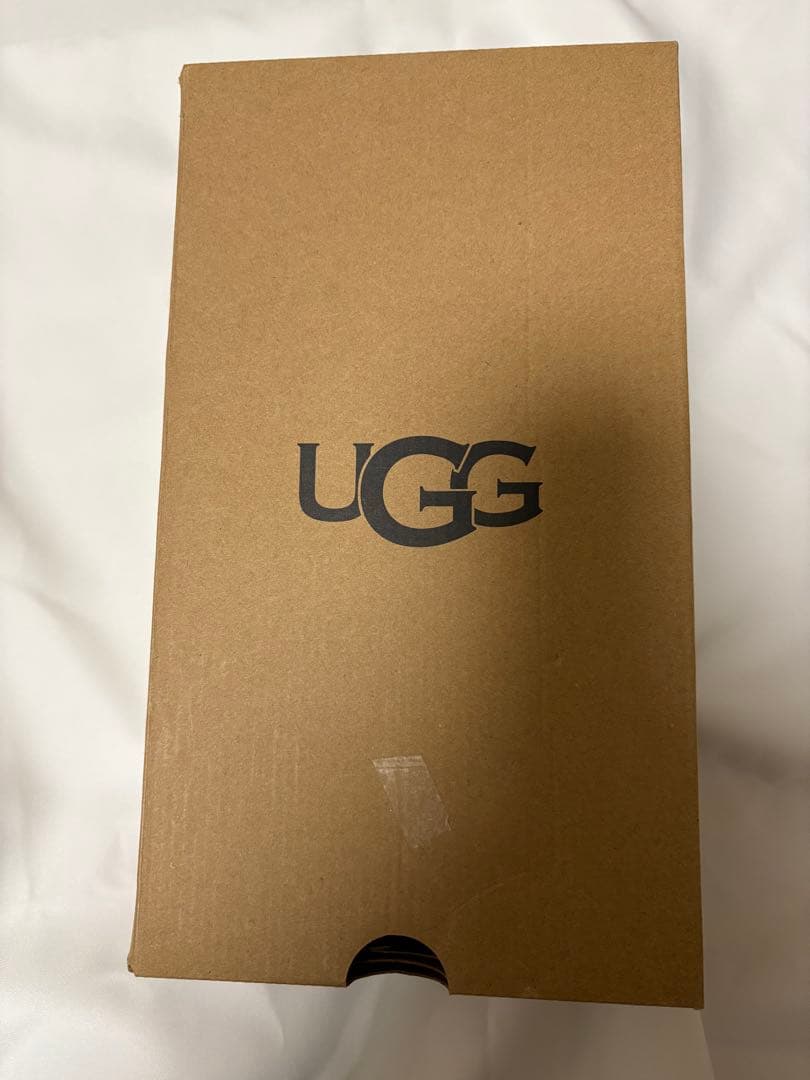 【未使用】UGG モカシン ムートン グレー系 25