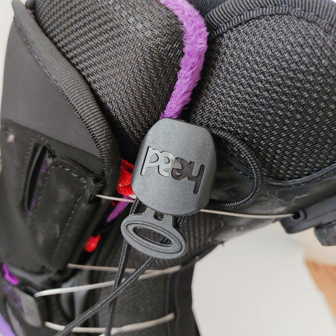 【美品】　HEAD two BOA 25㎝　スノーボードブーツ　レディース
