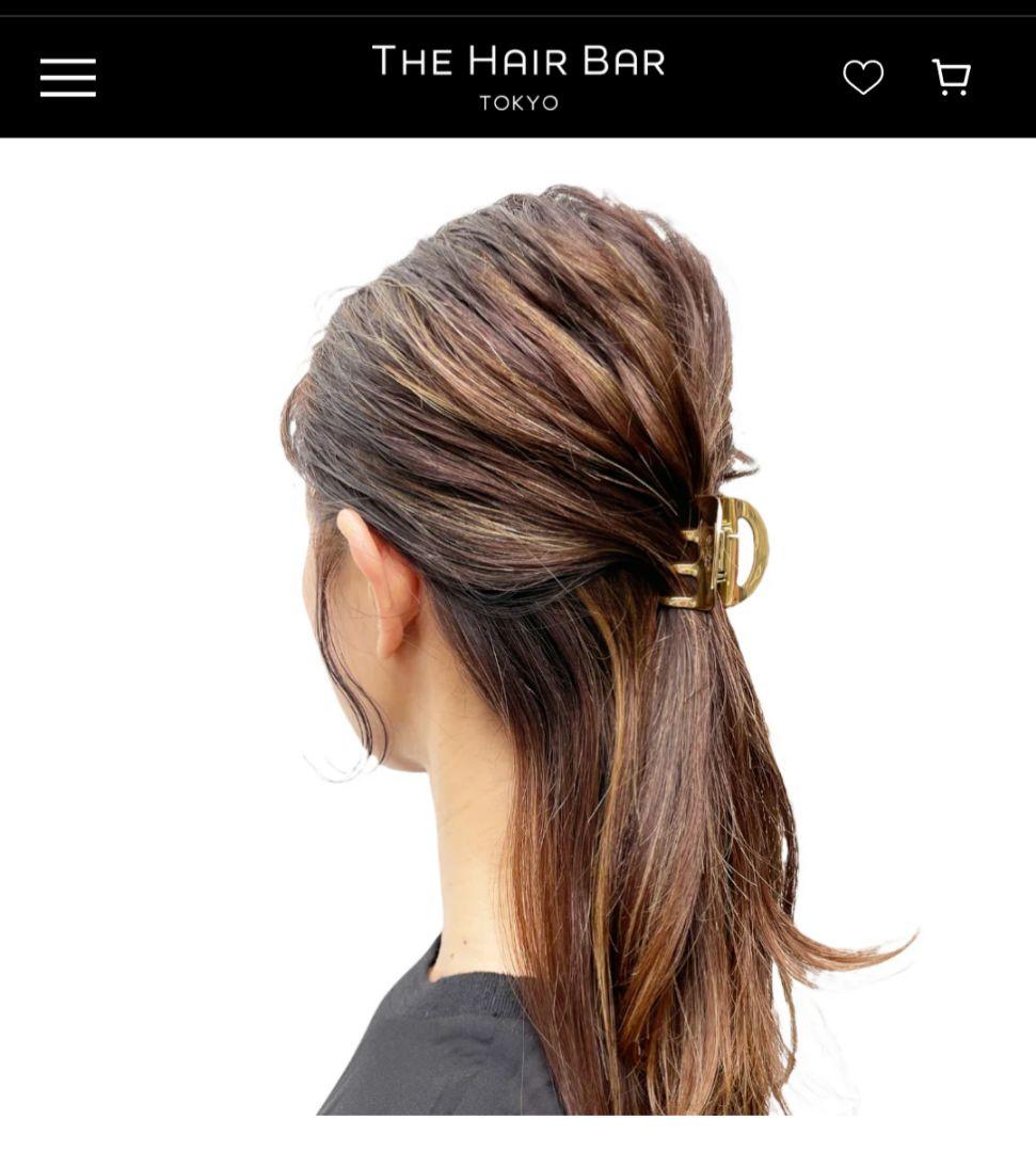 未使用　THE HAIR BAR TOKYO メタルバルドージョークリップ