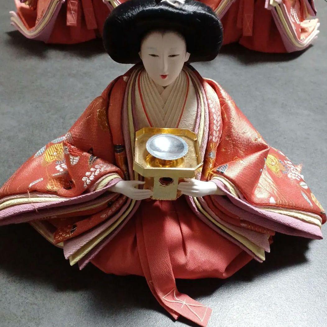 吉徳大光 雛人形 三人官女　初節句　ひな人形　お雛様　お内裏様　ひな祭り