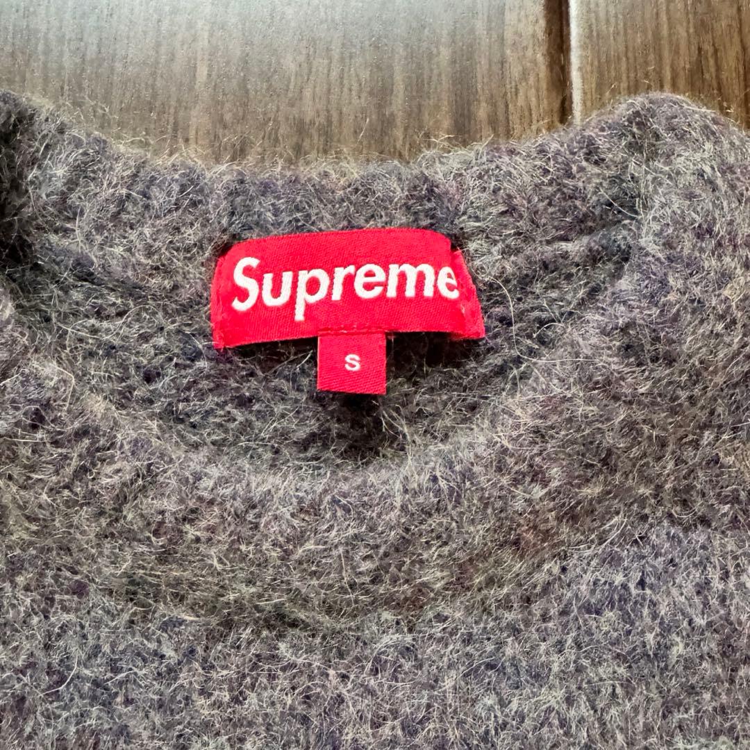 ⭐️極美品⭐️Supreme シュプリーム モヘア セーター パープル モヘアニット