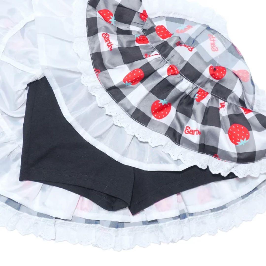 アースマジック Tシャツ・いちごスカート・テレコ・ソックス・シュシュ 140