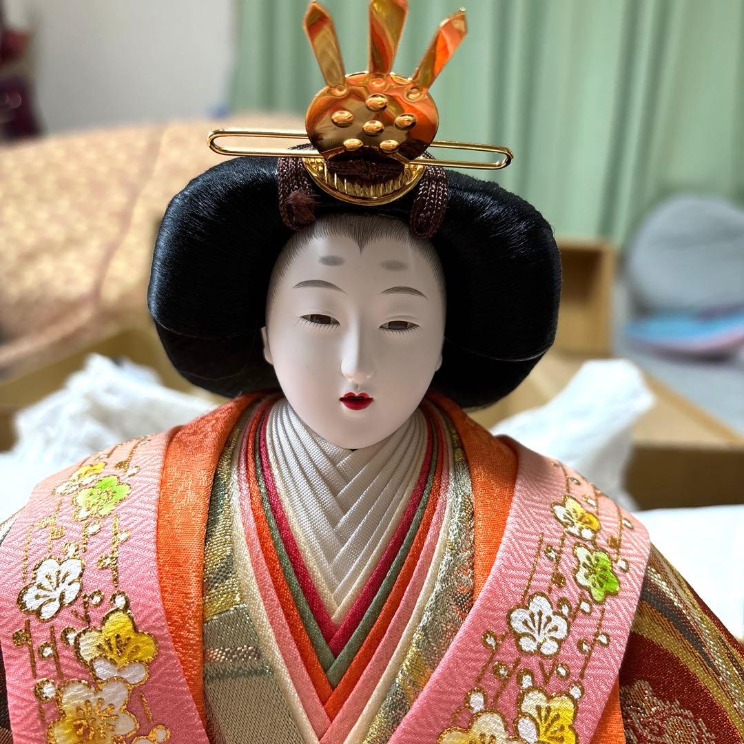 【まこちゃんさん専用】東玉作 「王朝絵巻」 大宮人飾り 七段飾り 内閣総理大臣賞