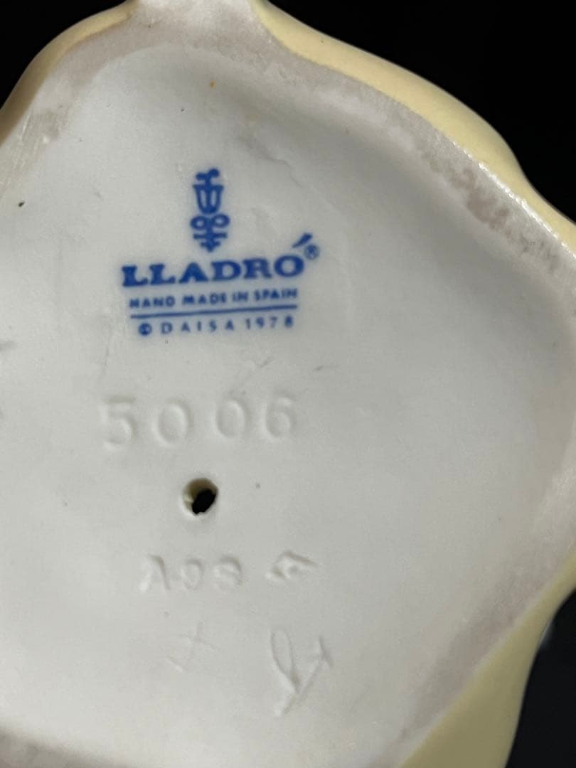 リヤドロ人形、L L.ADRO、1978、5006公式人形、バックミラー付き