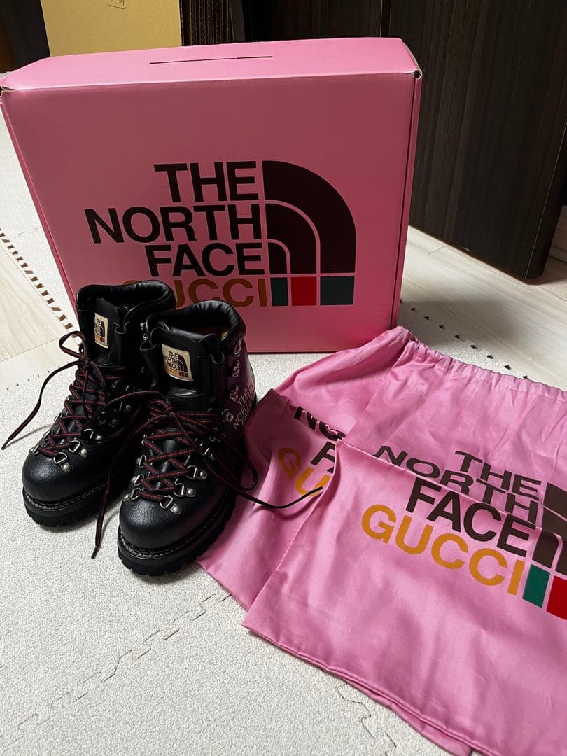 GUCCI×THE NORTH FACE レザー マウンテンブーツ箱付き