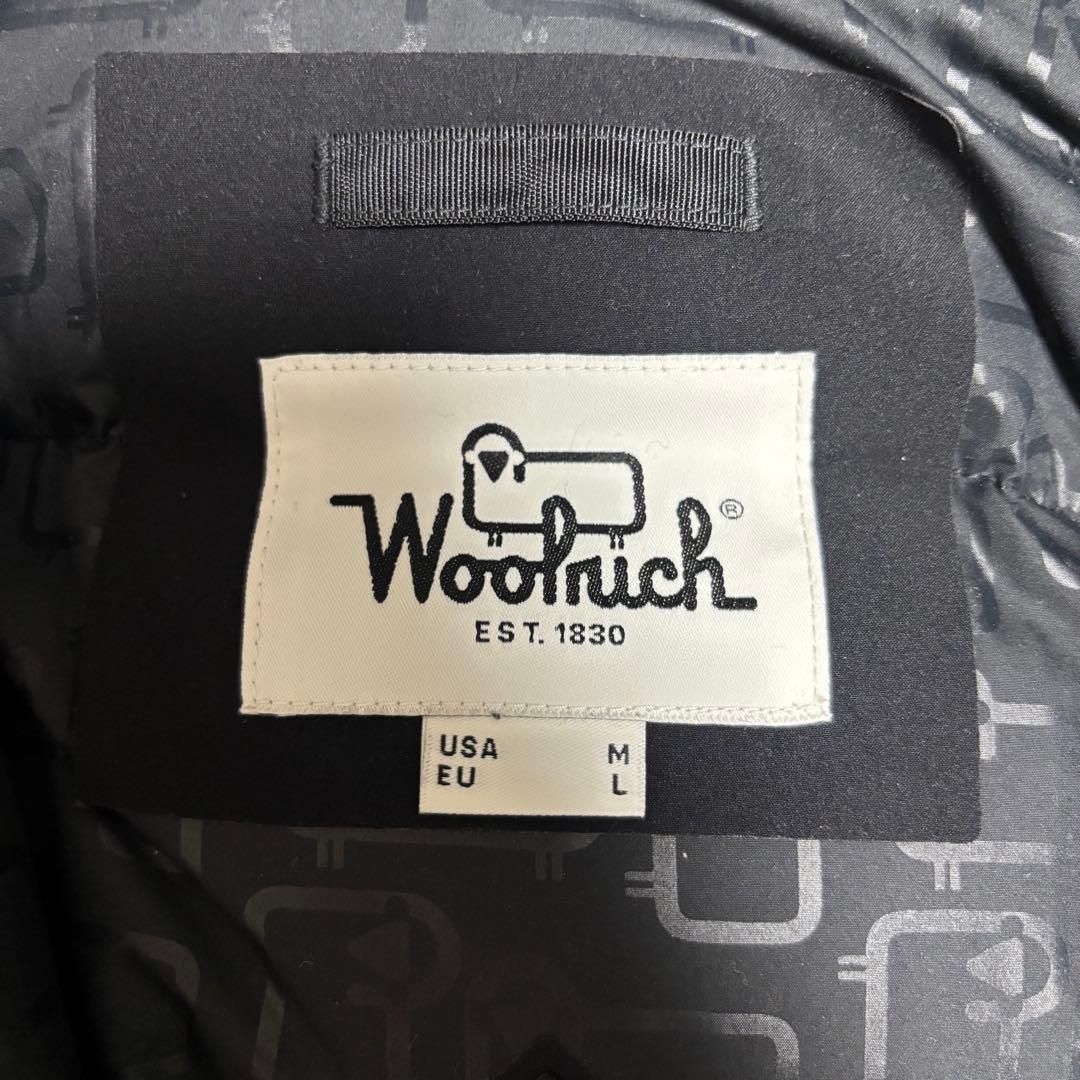 未使用級✨ウールリッチ　GORE-TEX ダウンジャケット　ファーコート　L 黒