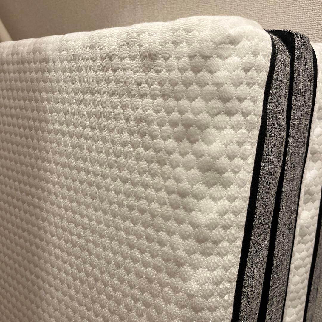 【美品】エコラテエリート 10cm三つ折りマットレスシングル折りたたみ