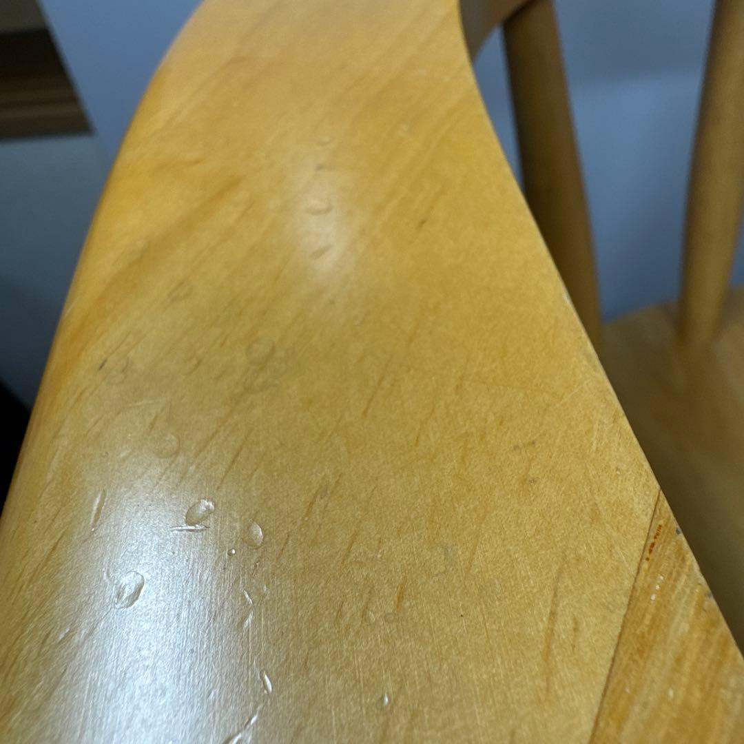 ろん 【美品】 木製 ベビーチェア キッズチェア