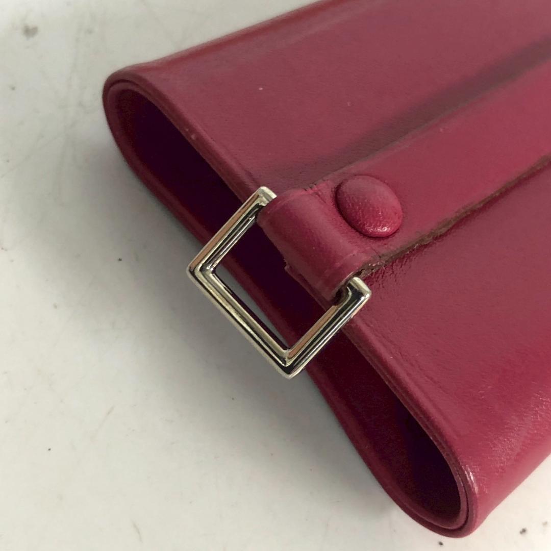 HERMÈS エルメス iPodケース レザーケース ボルドー系カラー 専用箱付