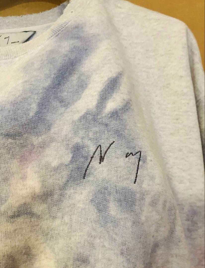 ANCELLM MARBLING SWEAT アンセルム　スウェット