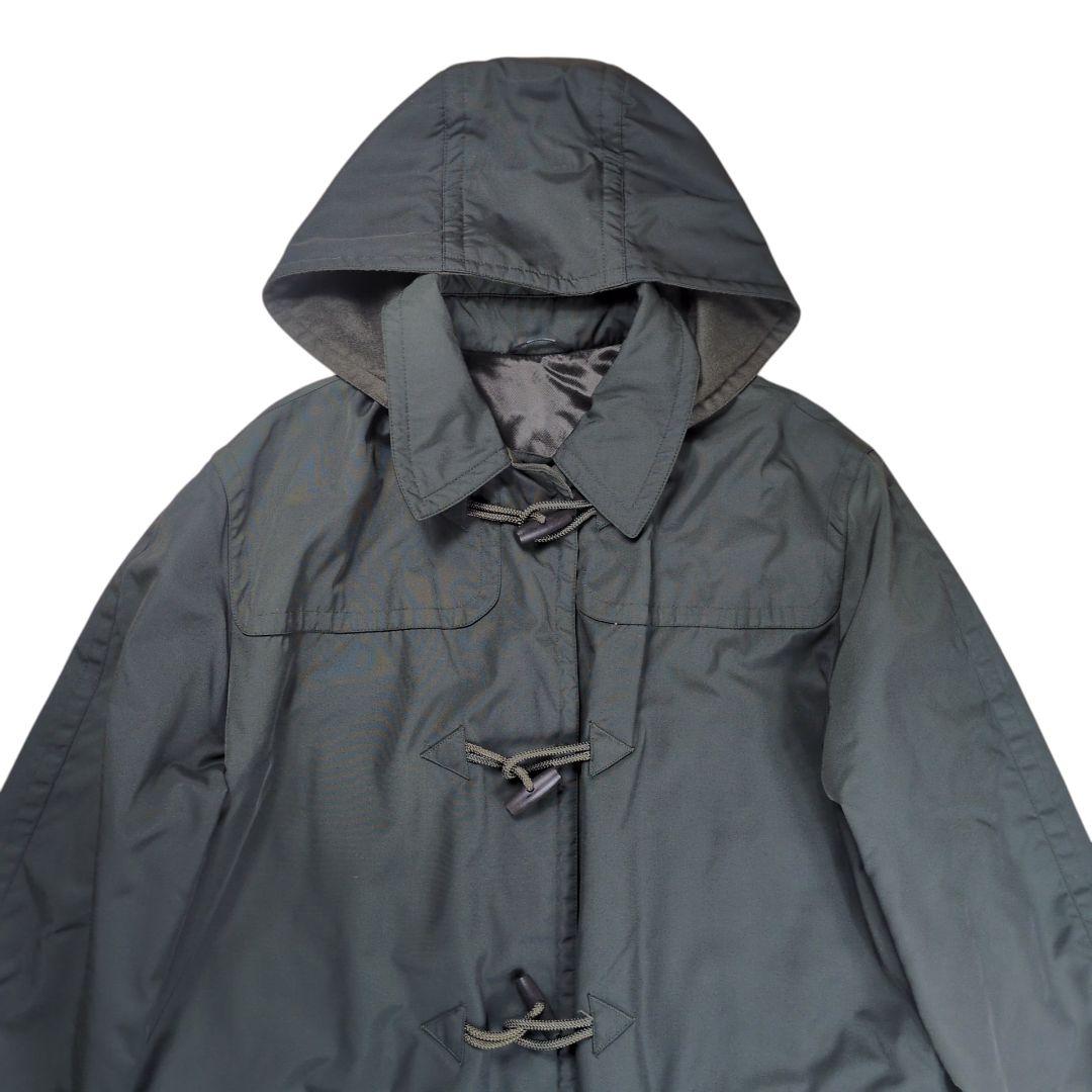 【美品】HERMES 裏地カシミヤ 中綿 フーデッド ダッフルコート