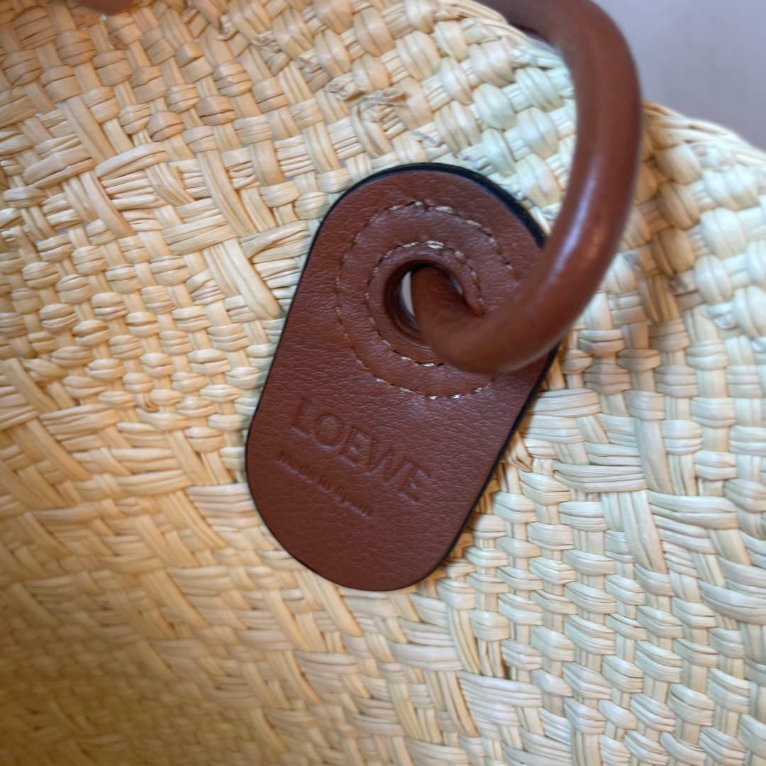 【美品】ロエベ アナグラム　バスケットバッグ　スモール　かごバッグ