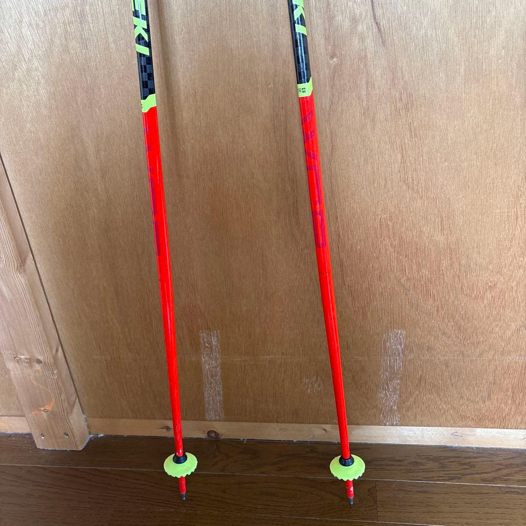 LEKI スキーSL用ストック　110cm パンチガード付