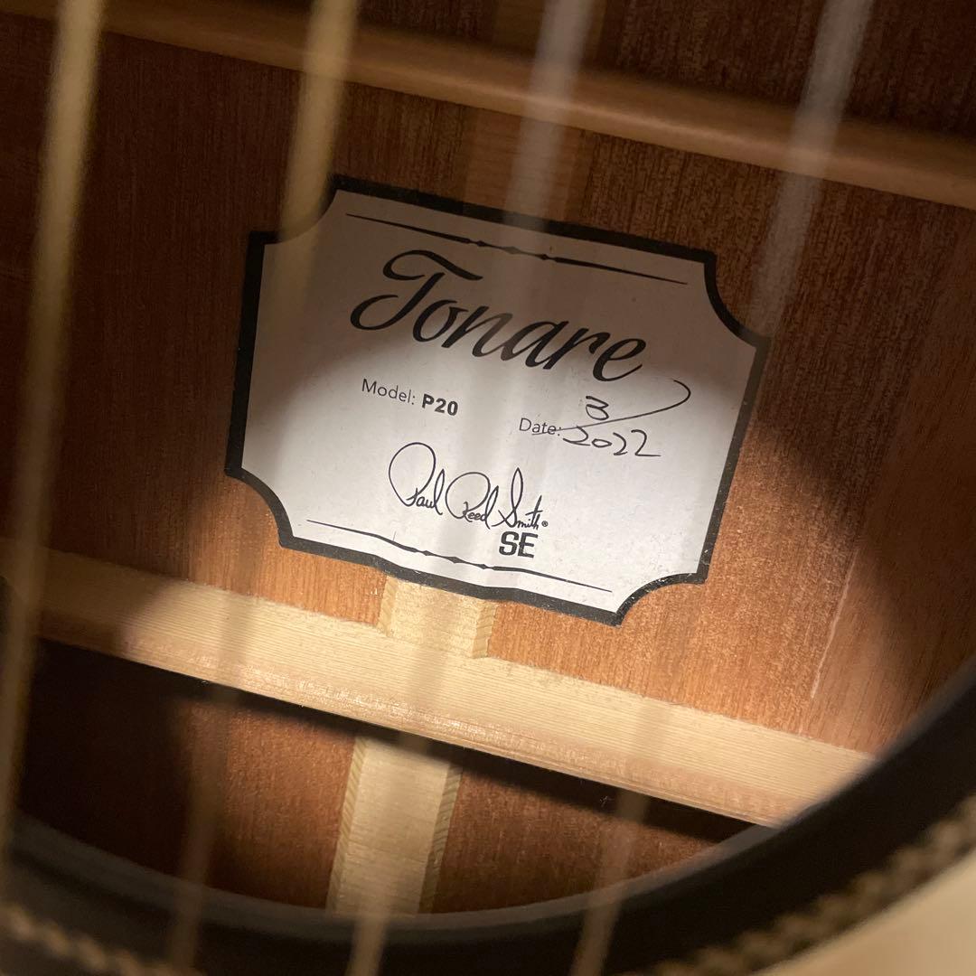 ギター PRS SE Parlor w/PRS Fishman (Black top)