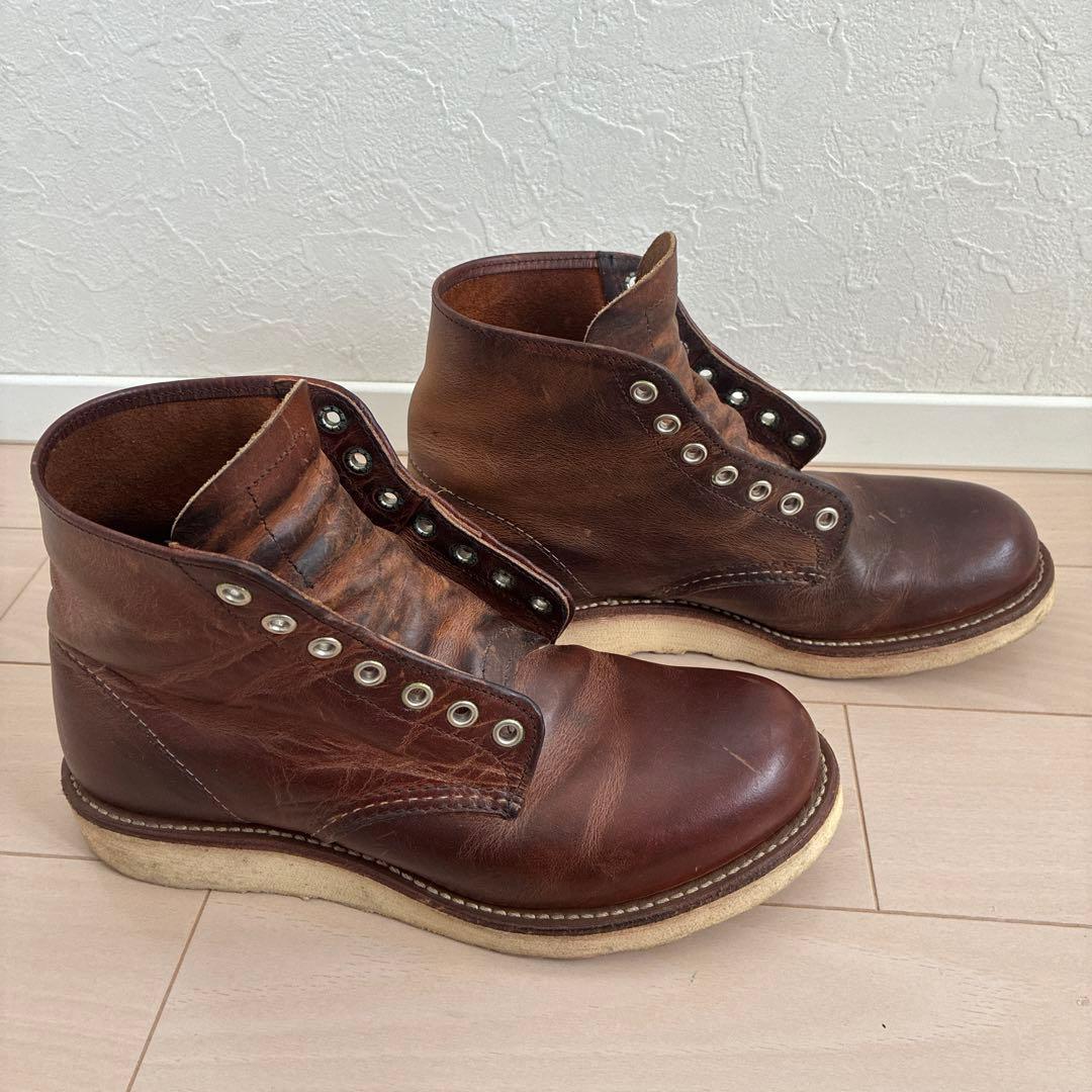 レッドウィング　US6D 赤茶9111 日本サイズ24.5cm 美品