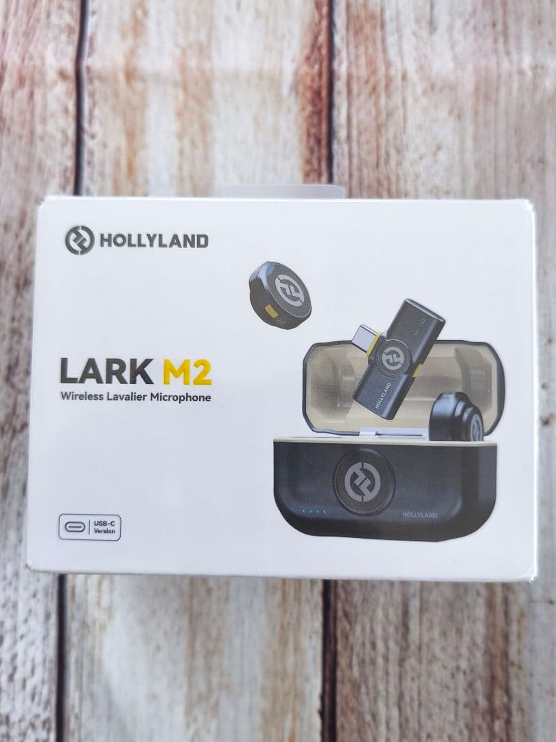 割引/Hollyland-Lark M2-ワイヤレスマイク-ノイズキャンセル機能