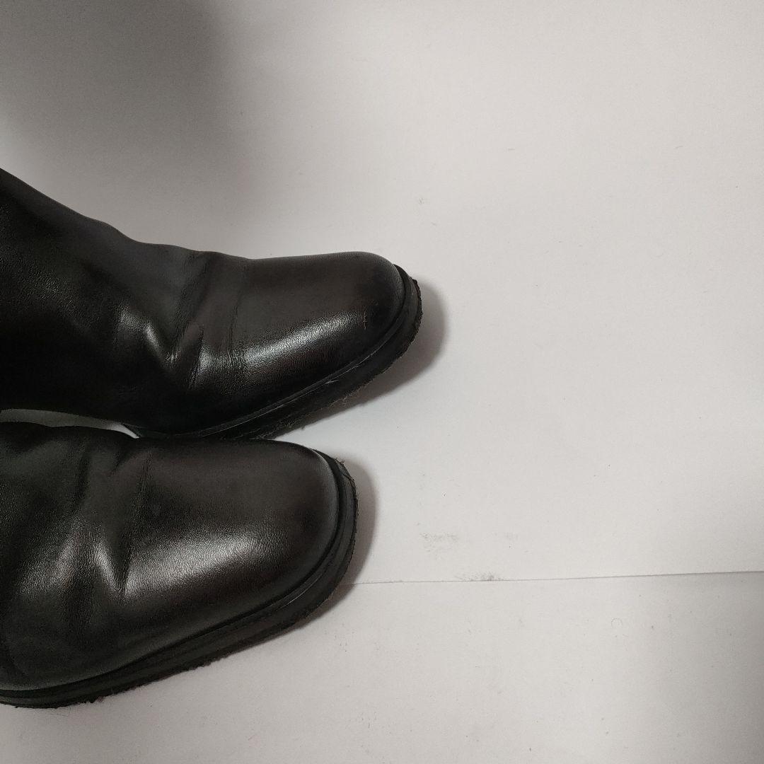 CHANEL　ロングブーツ　革靴　シャネル　ムートン 37