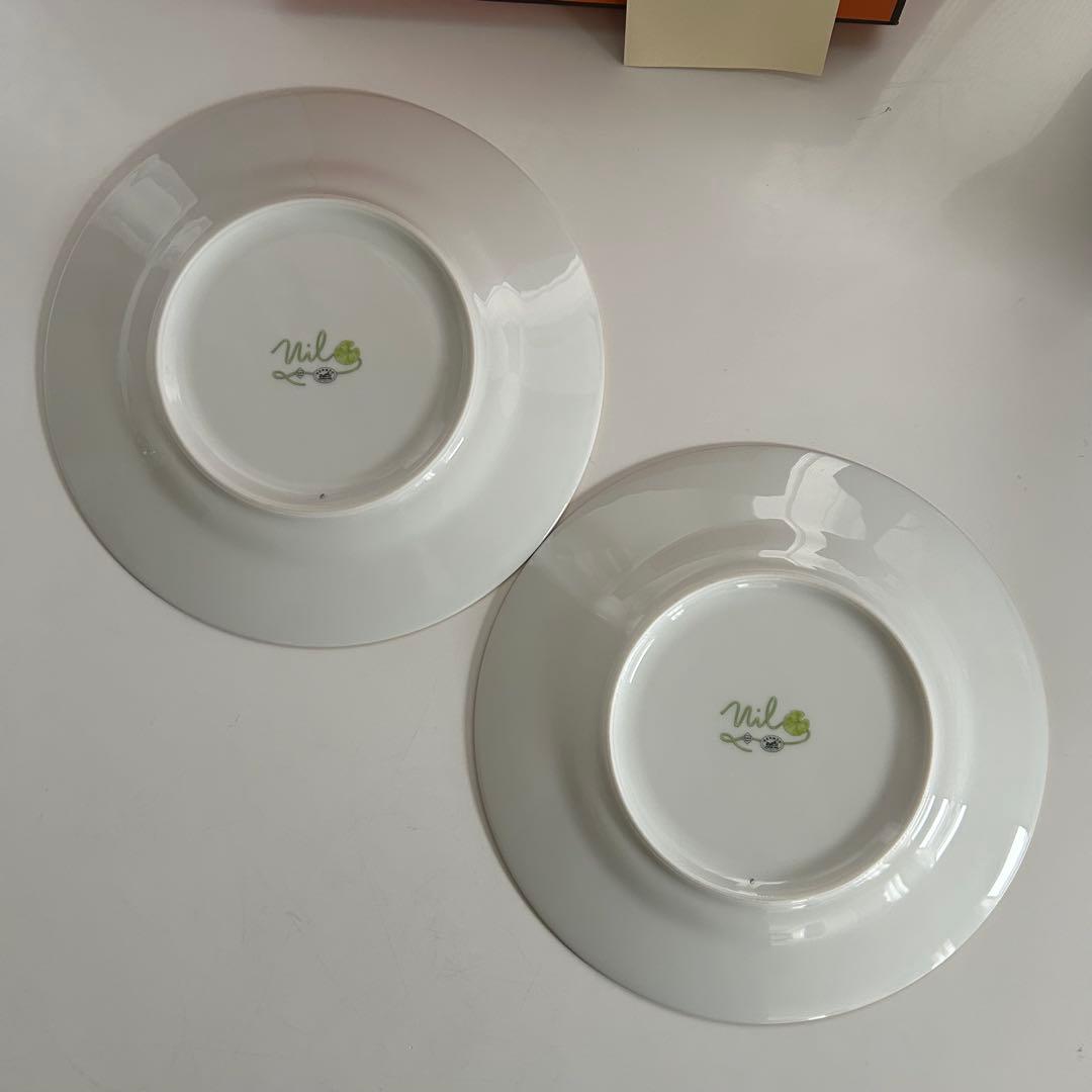 【元箱　未使用品】HERMES エルメス　ナイルの庭 プレート　2枚セット