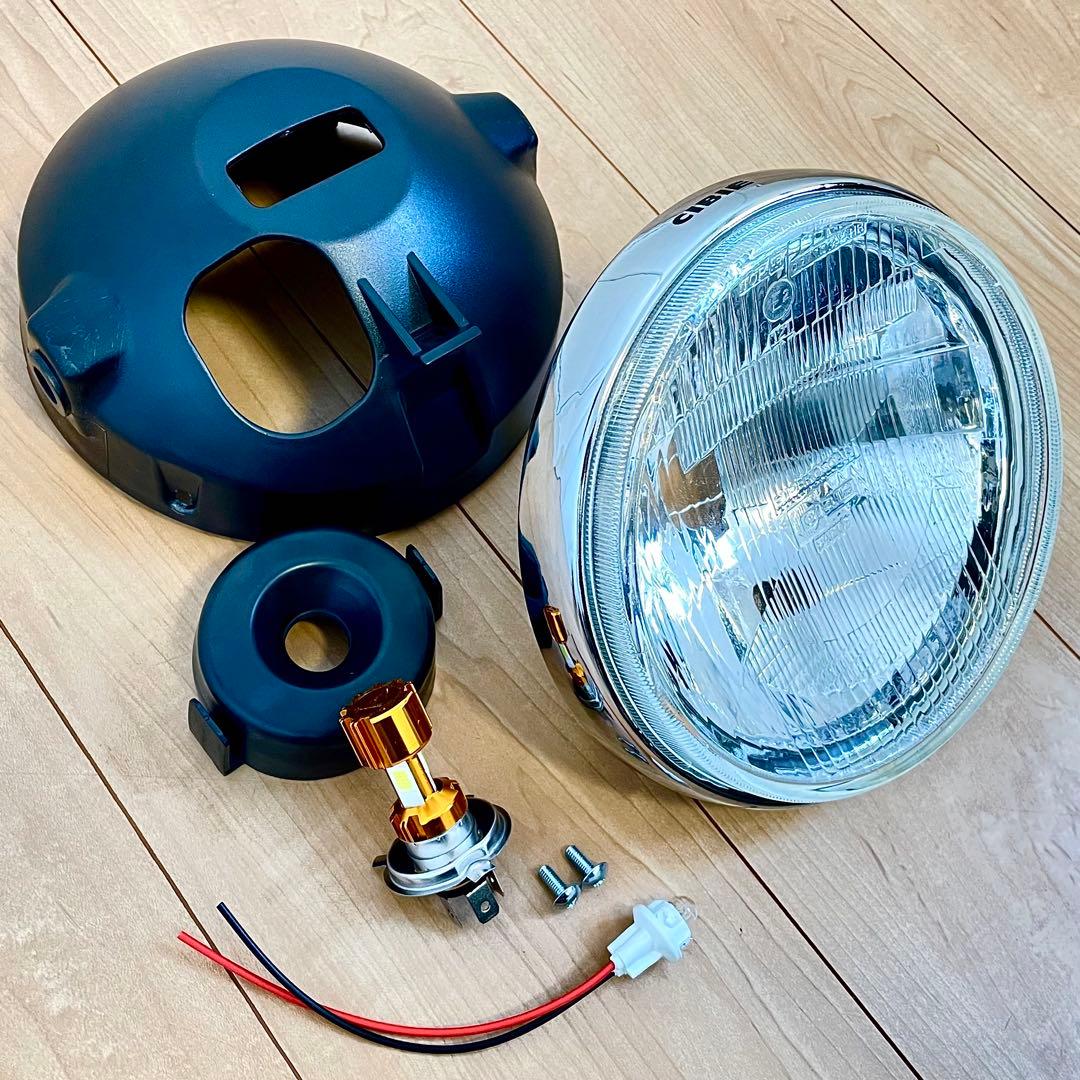 当時物 シビエ 凹み ヘッドライト CIBIE 美品 マーシャル